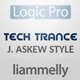 Liam Melly Tech Trance Logic Pro Full Track Project (John Askew Style)