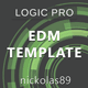 Logic Pro X Template (Mainroom EDM, DVBBS, Hardwell, D. Avila Style)