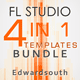 4 in 1 Progressive Trance FL Studio Templates Bundle