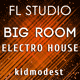 EDM Big Room Electro House FL Studio Template