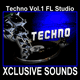 Techno FL Studio WAV FLP (5 Projects) Vol. 1