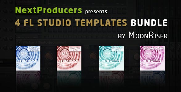 4 FL Studio Templates Bundle Trance (MoonRiser)