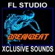 Breakbeat 132 BPM F-Sharp-m FL Studio Project