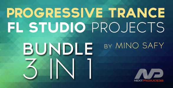 Progressive Trance FL Studio Projects Bundle (3 in 1) by Mino Safy