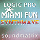 Miami Fun Synthwave Logic Pro Template Vol. 1