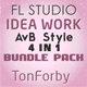 4 in1 FL Studio Bundle (Idea Work FL Remake of Armin Van Buuren Style)