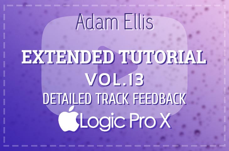 Adam Ellis - Extended Tutorial Vol. 13 - Detailed Track Feedback