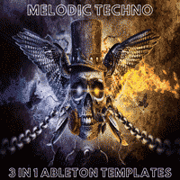 Melodic Techno - 3 in 1 Ableton Templates (Only Native Ableton VST)